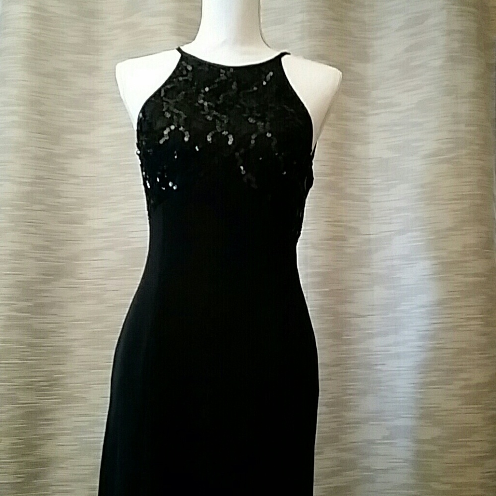 Cache formal long dress.  Size 7/8.